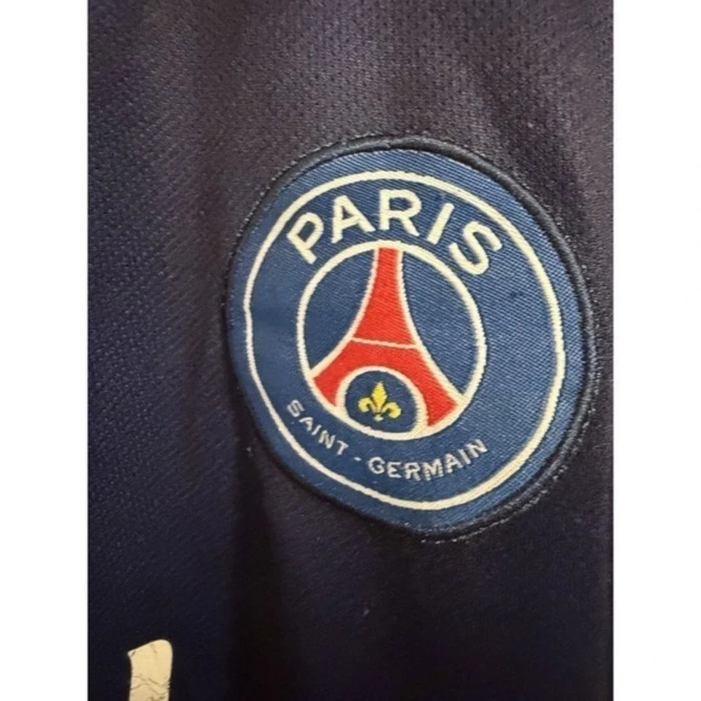 PSG Jersey Mens S Navy‎ Red Nike Paris Saint-Germain Home Kit Fly Emirates